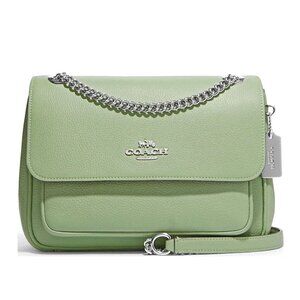 Coach Klare Chain Crossbody Shoulder bag 25 in Pale Pistachio
